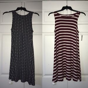 2 dresses! Both old navy. One nwt. One wore 1x